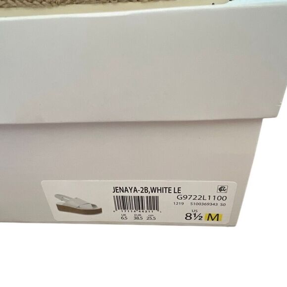 Vince Jenaya-2B white leather espadrille Sz.8.5 new in box - Picture 3 of 4